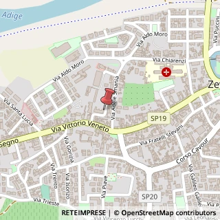 Mappa Via Brigata Paracadutisti Folgore, 9, 37059 Zevio, Verona (Veneto)