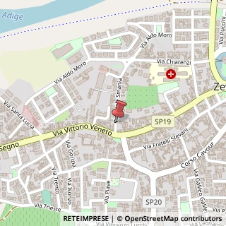 Mappa Via Smania Adele, 10, 37059 Zevio, Verona (Veneto)
