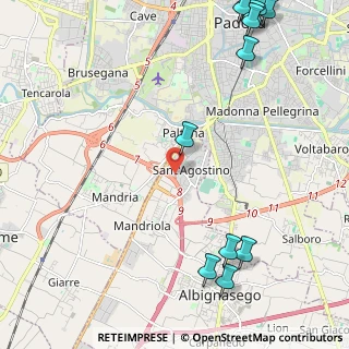 Mappa Via Galileo Galilei, 35020 Mandriola-Sant'Agostino PD, Italia (3.35769)