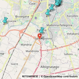 Mappa Via Galileo Galilei, 35020 Mandriola-Sant'Agostino PD, Italia (3.72143)