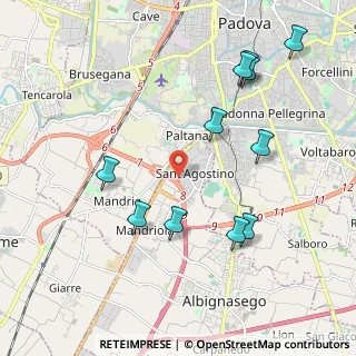 Mappa Via Galileo Galilei, 35020 Mandriola-Sant'Agostino PD, Italia (2.23909)