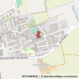 Mappa Via Pandina, 44, 26837 Mulazzano, Lodi (Lombardia)