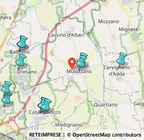 Mappa Via Nenni, 26837 Mulazzano LO, Italia (2.62364)