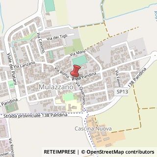 Mappa Via Pandina,  34, 26837 Mulazzano, Lodi (Lombardia)