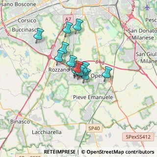 Mappa Via N. Parenti, 20090 Milano MI, Italia (2.16538)
