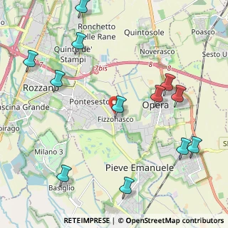 Mappa Via Goffredo Mameli, 20090 Milano MI, Italia (2.63583)