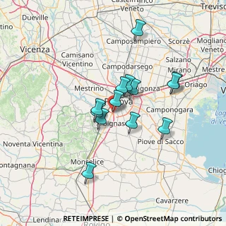 Mappa Via Raffaello Sanzio, 35020 Albignasego PD, Italia (11.09077)