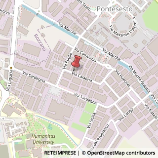 Mappa Via Calabria, 25, 20090 Pieve Emanuele, Milano (Lombardia)