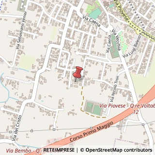 Mappa Via Voltabarozzo, 16, 35127 Padova, Padova (Veneto)