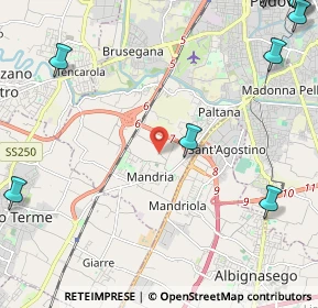 Mappa Via Oderzo, 35142 Padova PD, Italia (3.97429)