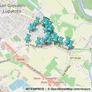 Mappa Via Palustrella, 37057 San Giovanni Lupatoto VR, Italia (0.34286)