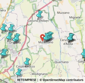 Mappa Viale dei Platani, 26837 Mulazzano LO, Italia (2.6535)