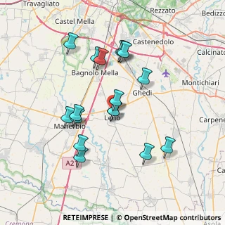 Mappa Via Subiaco, 25024 Leno BS, Italia (6.82647)
