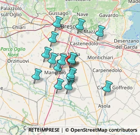 Mappa Via G.B. Galli, 25024 Leno BS, Italia (10.83)