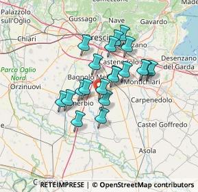 Mappa Via Subiaco, 25024 Leno BS, Italia (10.3315)
