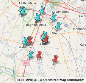 Mappa Via Santa Scolastica, 25024 Leno BS, Italia (6.42368)