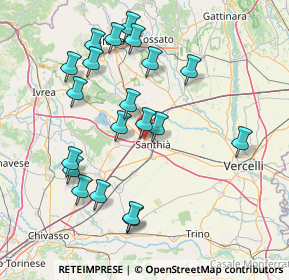 Mappa Corso Aosta, 13048 Santhià VC, Italia (15.8485)