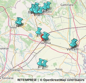 Mappa Corso Aosta, 13048 Santhià VC, Italia (18.17)