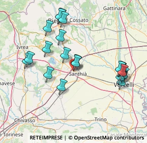 Mappa Corso Aosta, 13048 Santhià VC, Italia (15.74)