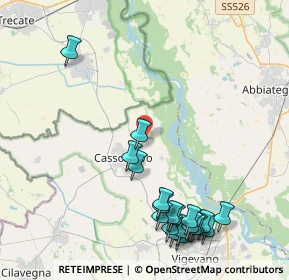 Mappa Via del Porto, 27023 Cassolnovo PV, Italia (5.0685)