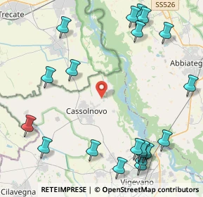 Mappa Via del Porto, 27023 Cassolnovo PV, Italia (5.7055)