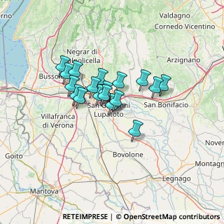 Mappa Via Punta, 37059 San Giovanni Lupatoto VR, Italia (9.70167)