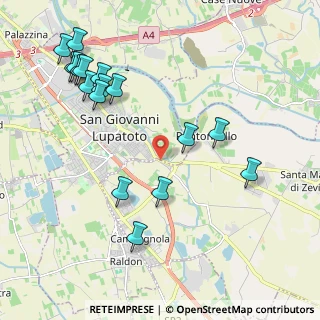 Mappa Via Punta, 37059 San Giovanni Lupatoto VR, Italia (2.42471)