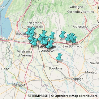 Mappa Via 3 Ponti, 37059 Zevio VR, Italia (9.74611)