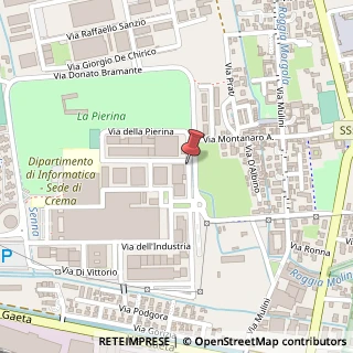 Mappa Via Adriano Olivetti, 19, 26013 Crema, Cremona (Lombardia)