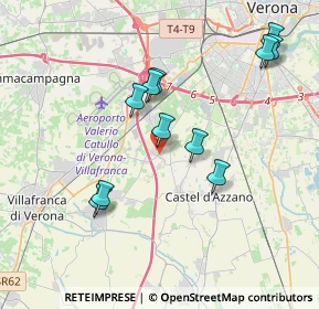 Mappa Via Don F. Melotti, 37062 Alpo VR, Italia (3.74364)