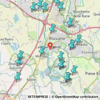 Mappa Via XXV Aprile, 20089 Rozzano MI, Italia (2.621)