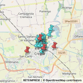 Mappa Via della Macchinette, 26013 Crema CR, Italia (0.86294)