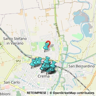 Mappa Via della Macchinette, 26013 Crema CR, Italia (1.052)