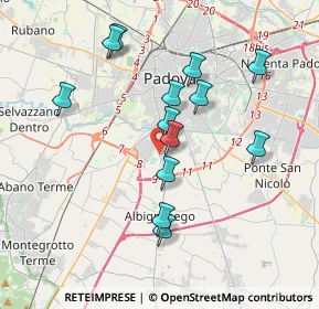 Mappa Via Guido Gozzano, 35125 Padova PD, Italia (3.48692)