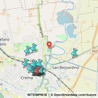 Mappa Via dei Carmelitani, 26013 Crema CR, Italia (1.2465)