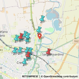 Mappa Via dei Carmelitani, 26013 Crema CR, Italia (1.09563)