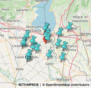Mappa Via Don Primo Mazzolari, 46040 Monzambano MN, Italia (11.2885)