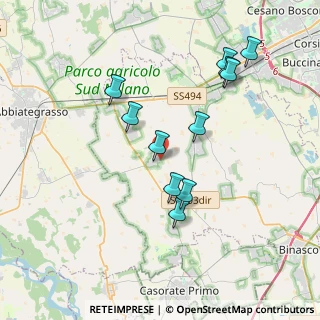 Mappa Via ll Giugno, 20088 Gudo Visconti MI, Italia (3.65545)