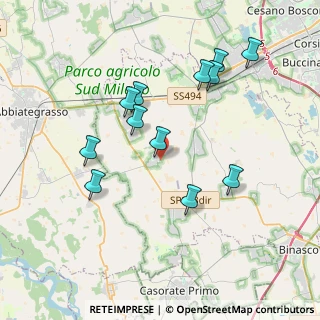 Mappa Via ll Giugno, 20088 Gudo Visconti MI, Italia (3.70333)
