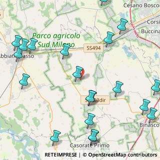 Mappa Via ll Giugno, 20088 Gudo Visconti MI, Italia (5.931)