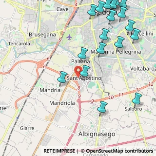 Mappa Via Galileo Galilei, 35020 Sant'Agostino PD, Italia (3.0225)