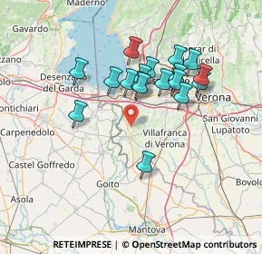 Mappa Località Gazzi, 37067 Valeggio sul Mincio VR, Italia (12.18167)