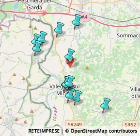 Mappa Località Gazzi, 37067 Valeggio sul Mincio VR, Italia (3.63167)