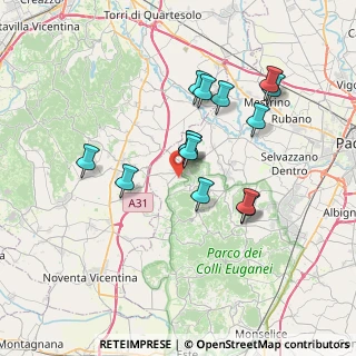Mappa 35030 Rovolon PD, Italia (6.35857)