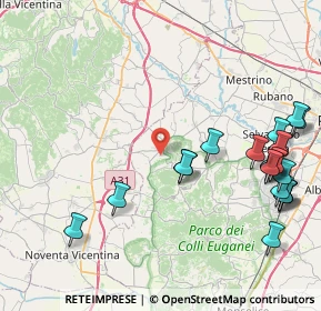 Mappa 35030 Rovolon PD, Italia (10.3485)