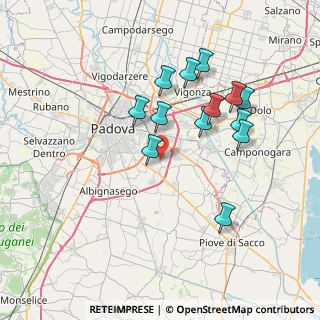 Mappa Granze 40, 35127 Padova PD, Italia (6.92077)