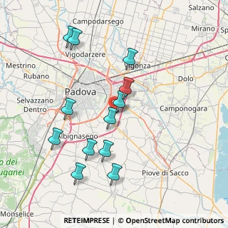 Mappa Granze 40, 35127 Padova PD, Italia (7.78417)