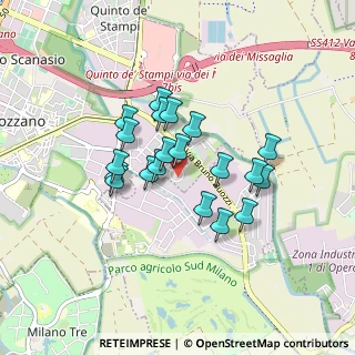 Mappa Via Massimo D'Azeglio, 20089 Rozzano MI, Italia (0.67)