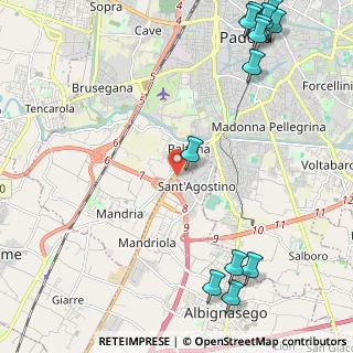 Mappa Via Battaglia, 35020 Mandriola-Sant'Agostino PD, Italia (3.28923)