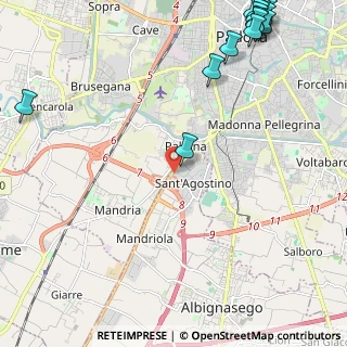 Mappa Via Battaglia, 35020 Mandriola-Sant'Agostino PD, Italia (3.46643)